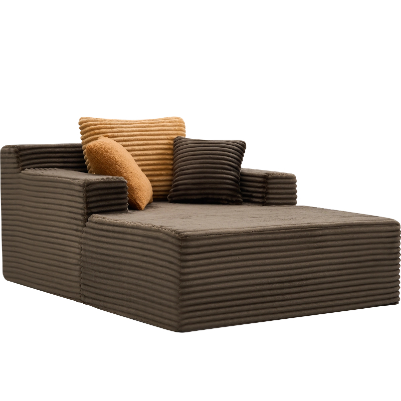 Sofa Bed Modular Loveseat Sleeper Folding Pull Out Couch with Pillows, No Assembly Required Boneless Couch for Living Room Bedroom Guest Room